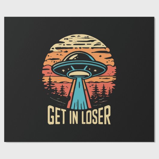 Papier Cadeau Entrez loser (Plat)