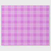 Papier Cadeau Enveloppe cadeau À damiers violet et blanc (Plat)