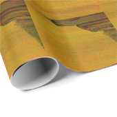 Papier Cadeau Enveloppe cadeau Abstrait jaune (Coin rond)