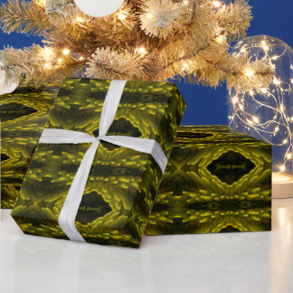 Papier Cadeau Enveloppe cadeau avec branche d'arbre de Noël hawa
