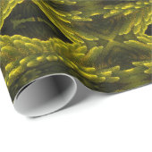 Papier Cadeau Enveloppe cadeau avec branche d'arbre de Noël hawa (Coin rond)