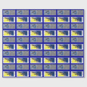 Papier Cadeau Enveloppe cadeau - Avions modèle antique (Plat)