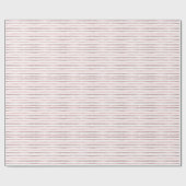 Papier Cadeau Enveloppe cadeau Baby shower en bande rose (Plat)