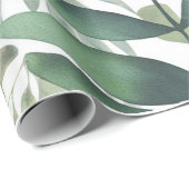 Papier Cadeau Enveloppe Cadeau Botanique Luxuriante (Coin rond)