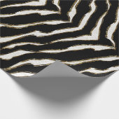 Papier Cadeau Enveloppe cadeau Brown et blanc noir (Coin)