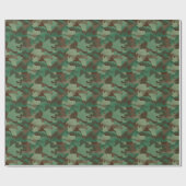 Papier Cadeau Enveloppe cadeau Camouflage Armée ou Chasse (Plat)