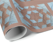 Papier Cadeau Enveloppe cadeau - Castle Quilt Motif (Coin rond)