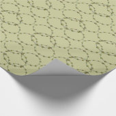 Papier Cadeau Enveloppe cadeau - Cercles enclavés - Perles et pi (Coin)