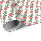 Papier Cadeau Enveloppe cadeau - Chaînes de Roses (Coin rond)