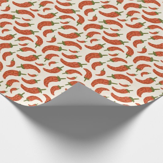 Papier Cadeau Enveloppe cadeau Chili Pepper Watercolor (Coin)