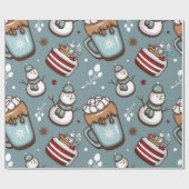 Papier Cadeau Enveloppe cadeau chocolat chaud | Papier d'envelop (Plat)