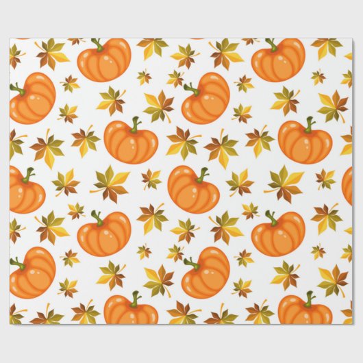 Papier Cadeau Enveloppe cadeau Citrouille orange | Enveloppe cad (Plat)