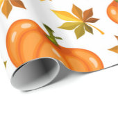 Papier Cadeau Enveloppe cadeau Citrouille orange | Enveloppe cad (Coin rond)