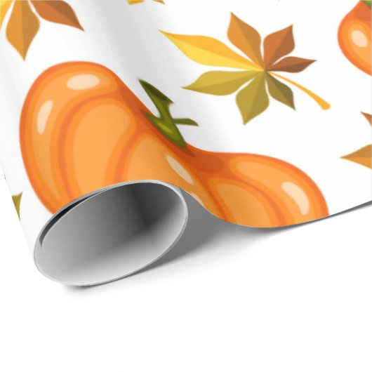 Papier Cadeau Enveloppe cadeau Citrouille orange | Enveloppe cad (Coin rond)