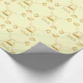 Papier Cadeau Enveloppe cadeau - Cloches de l'anniversaire d'or (Coin)