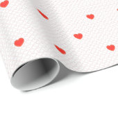 Papier Cadeau Enveloppe cadeau - Coeurs (Coin rond)