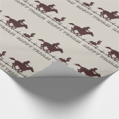 Papier Cadeau Enveloppe Cadeau Cowboy Barbed Wire (Coin)