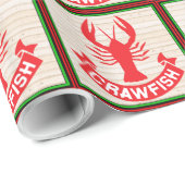 Papier Cadeau Enveloppe cadeau CRAWFISH ... : ) (Coin rond)