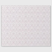 Papier Cadeau Enveloppe cadeau Damas rose et blanc (Plat)