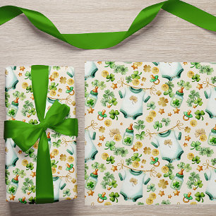 Papier Cadeau Enveloppe cadeau de Baby shower irlandais Lucky Ch