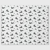 Papier Cadeau Enveloppe cadeau de cerfs gais pour les vacances (Plat)