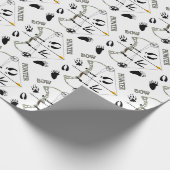 Papier Cadeau Enveloppe-cadeau de chasseur, chasse à l'arc, papi (Coin)