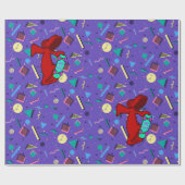 Papier Cadeau Enveloppe cadeau de Doom City Kickflip 90s (Plat)