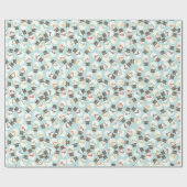 Papier Cadeau Enveloppe cadeau de fête de neige (Plat)