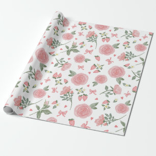 Papier Cadeau Enveloppe cadeau de fraise Crush