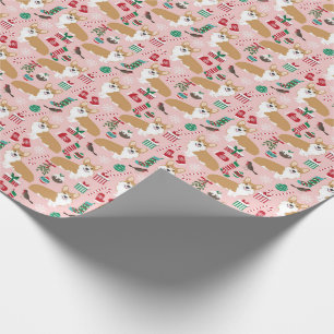 Papier Cadeau Enveloppe cadeau de Noël de Corgi