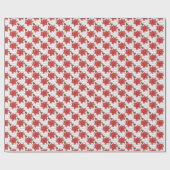 Papier Cadeau Enveloppe cadeau de Noël/Pointsets (Plat)