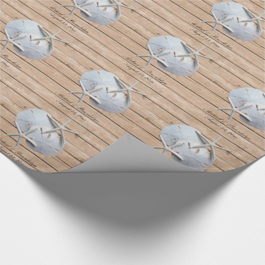 Papier Cadeau Enveloppe cadeau de poisson d'étoile de sable rust (Coin)