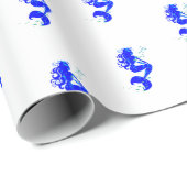 Papier Cadeau Enveloppe cadeau de sirène (Coin rond)