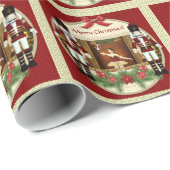 Papier Cadeau Enveloppe cadeau de vacances Ballerina Nutcracker (Coin rond)