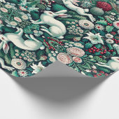 Papier Cadeau Enveloppe cadeau de vacances de Lièvre blanc II (Coin)