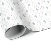 Enveloppe cadeau Elegant Grey and Gold Jacquard