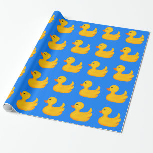 Papier Cadeau Enveloppe-cadeau en caoutchouc - bleu vif