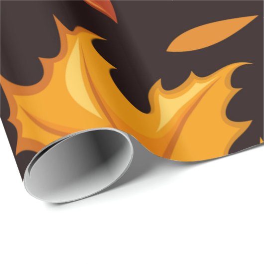 Papier Cadeau Enveloppe cadeau Feuilles Automne | Enveloppe cade (Coin rond)