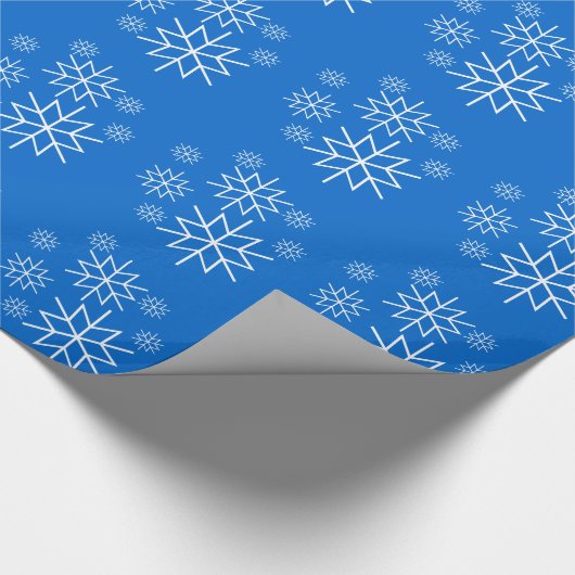 Papier Cadeau Enveloppe cadeau - Flammes de neige blanches (Coin)