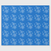 Papier Cadeau Enveloppe cadeau - Flammes de neige blanches (Plat)