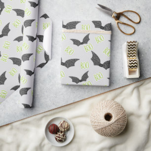 Papier Cadeau Enveloppe cadeau Halloween éffrayante   Sorcière v
