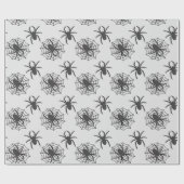 Papier Cadeau Enveloppe cadeau Halloween éffrayante | Sorcière v (Plat)