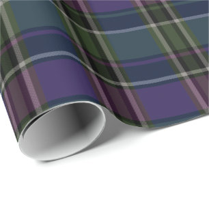 Papier Cadeau Enveloppe cadeau HAMbyWG 30X6 - Plaid violet/ras