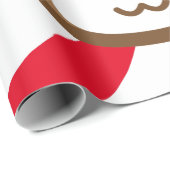 Papier Cadeau Enveloppe cadeau Kawaii Reindeer (Coin rond)