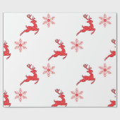 Papier Cadeau Enveloppe cadeau - Les rennes (Plat)