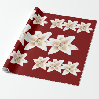 Papier Cadeau Enveloppe cadeau Lily (Rouge) ゆ り の 包 装 紙 (赤)
