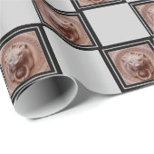 Papier Cadeau Enveloppe cadeau - Lion Head Door Knocker (Coin rond)