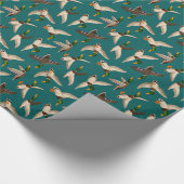 Papier Cadeau Enveloppe cadeau Mallards Turquoise (Coin)