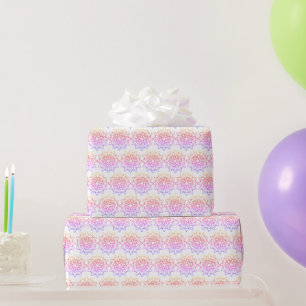 Papier Cadeau Enveloppe cadeau - Mandala Outline en couleurs pas