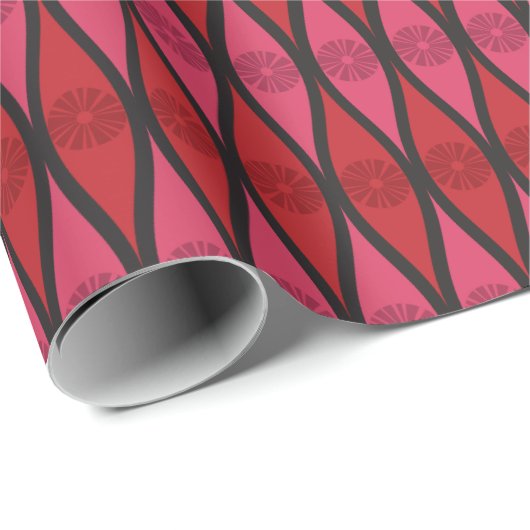 Papier Cadeau Enveloppe cadeau Mod | Lattice de carlet (Coin rond)